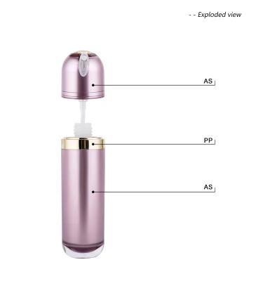 30ml 50ml 100ml New Design Rose Gold Empty Packaging Cosmetic Ltion Bottle