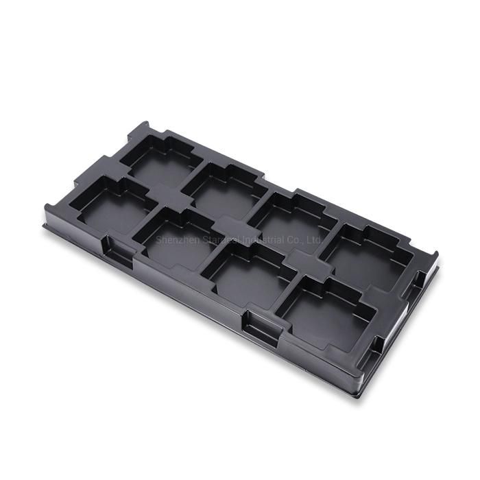 Custom Plastic Anti Static Electronic Blister Packaging Tray