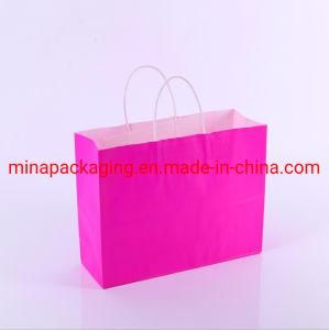 Custom Logo 100% Recyclable Shopping Gift Kraft Paper Grocery Bag Brown Kraft Paper Bag with Handle