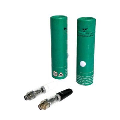 Free Design Patented Child Resistant Vape Cartridge Cardboard Tube