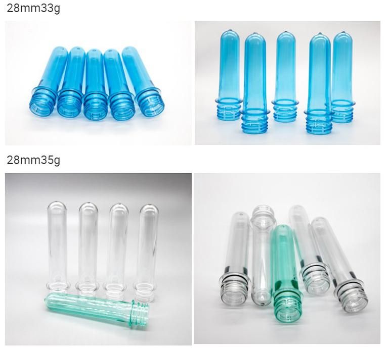 Chinese Factory 28mm Green Pet Preform for Beverage Bottles