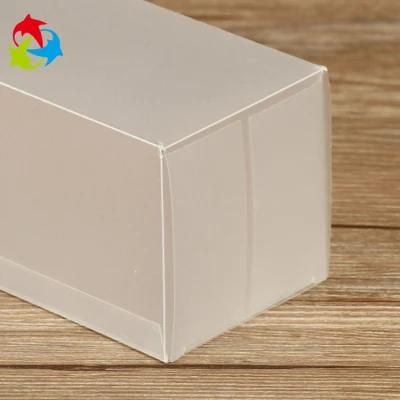 Hanging Rectangular Transparent Fold Frosted PVC Box