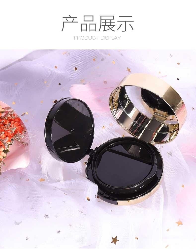 Qd47 Custom Octagonal Marble Air Cushion Box Foundation Liquid Makeup Case Have Stock