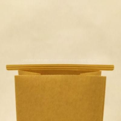 Kraft Bread/Cake Pouch with Window and Tin Tie