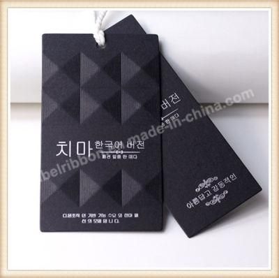 Garment Hangtag Design Custom Printed Paper Hangtags for Clothing