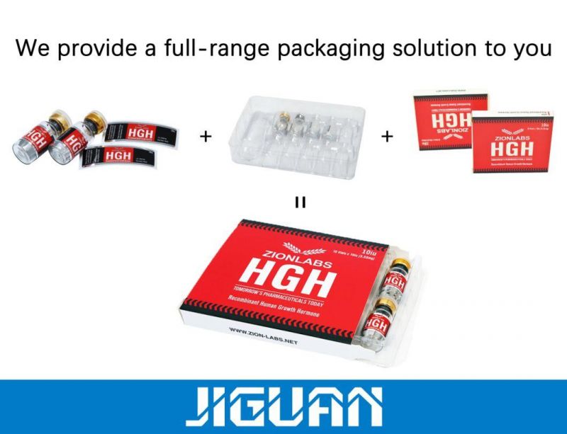 High Quality Custom Paper Boxes 2ml Vial Bottle Box with Logo Brand Artwork Printing