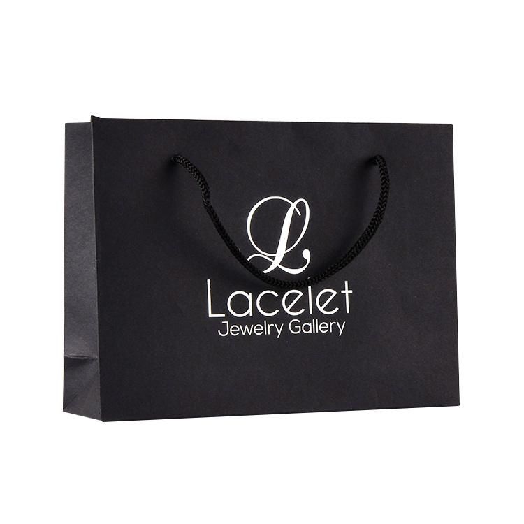 Wholesale White Customized Printed Shopping Packaging Paper Bag