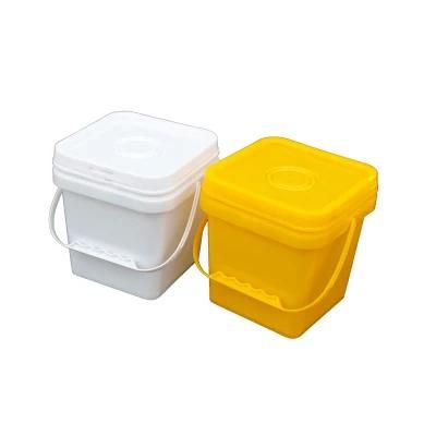 Injection Mold Square Plastic Bucket for Packaging Candy Pet Food Water Ice