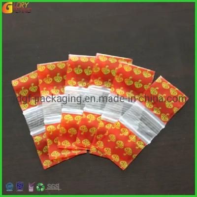 Food Grade Zipper Mini Apple Baggies with Many Specifications and Printing Design Packaging