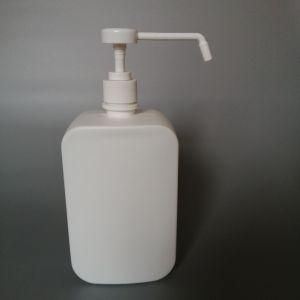 1000ml HDPE Square Hospital Use Long Bar Spray Pump Disinfect Bottle