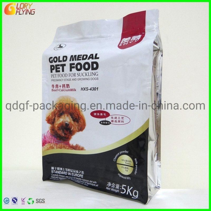Food Packaging Plastic Bag for Packing Dog and Cat Foods Zip Lock Bags