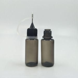 Squeezable PE 10ml Dropper Bottle with Needle Cap