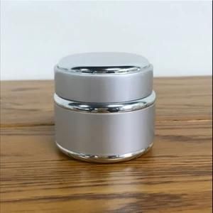 High Quality Cosmetic Cream Jar with Aluminum Screw Cap Manufacture