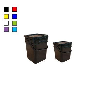 Durable Rectangle Square Plastic Buckets for Adhesive Paint