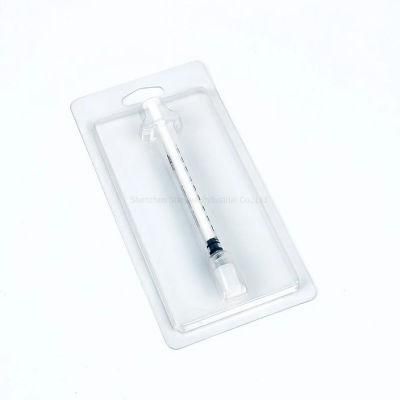 Custom Plastic Transparent Double Syringe Blister Packaging