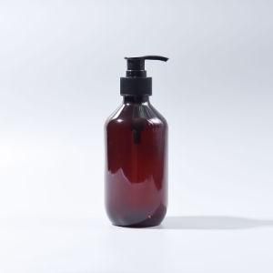 300ml Amber Boston Round Pet Lotion Shampoo Bottle (EF-PL070300)