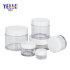 Eco Empty Heavy Wall Clear 5g 10g 20g 30g 50g 100g 250g Plastic Cosmetic Packaging Cream Jar with Lids