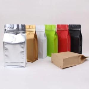 Custom Printed Resealable Ziplock Top Coffee Bags with Valve Wholesale Packaging Bag