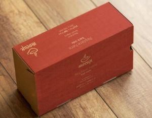 Custom Ccnb /Corrugated Kraft Cardboard Litho Colour Printing Packaging Tea Carton Box