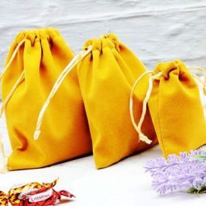 Factory Direct Sales Velvet Bag Drawstring Storage Bag Gift Bag Jewelry Bag Custom Can Be Printed with Logo Customization