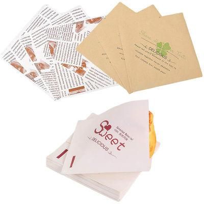 Chipss Egg Waffle Paper Food Rotisserie Chickens Bag