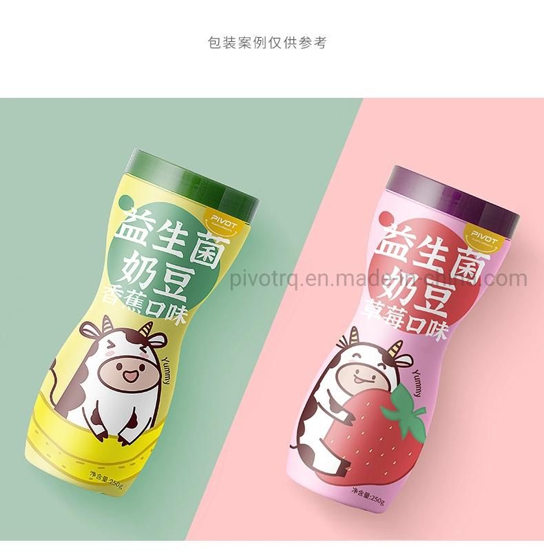 800ml 27oz HDPE Pet Child Food Plastic Bottle for Puff Milk Bean Food Packaging