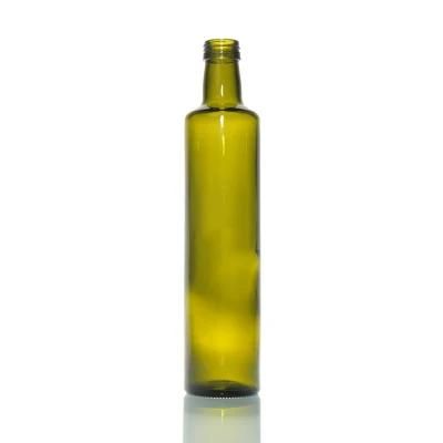 750ml 1L Empty Square Antique Green Marasca 1 Liter Glass Bottle for Olive Oil