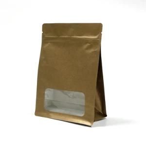 Recyclable Kraft Paper Pouch Custom Printed Paper Bags