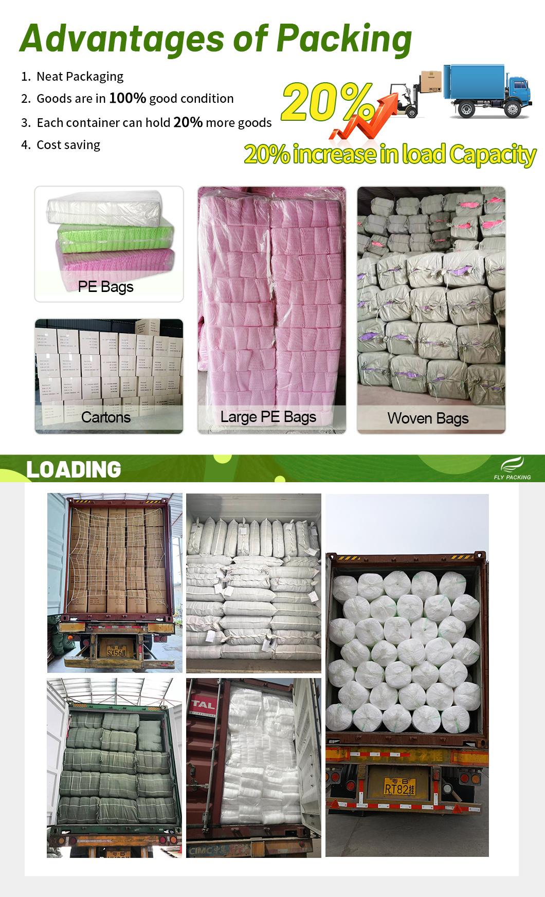 Cushioning Single-Layer Conical Foam Net for Transporting Fragile Items
