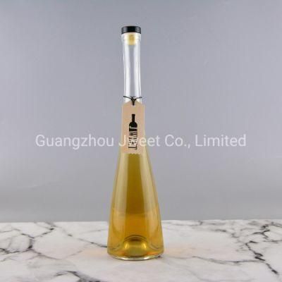 Custom Cone Shape Glass Liquor Bottle 500ml