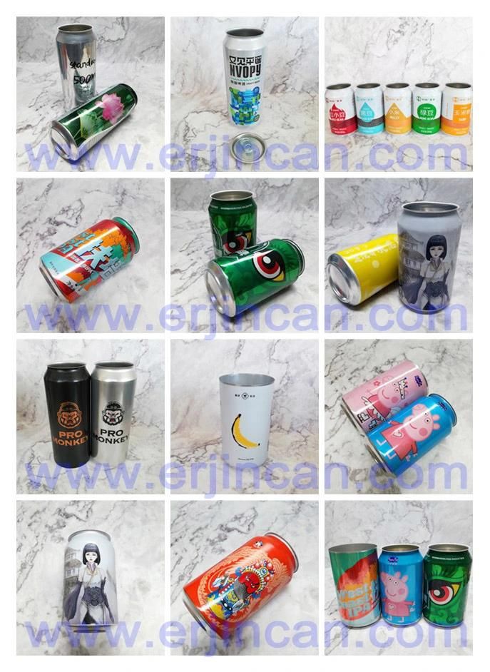 Print and Brite Aluminum Can Standard 500ml 16.9oz for CSD Carbonated Soft Drink Soda Water