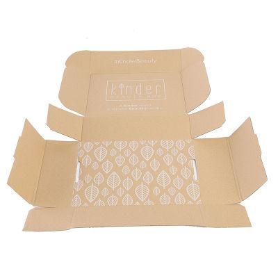Plain Brown Kraft Corrugated Paper Box Custom Folding Boxes