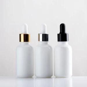 White Color Essential Oil Body Face Perfume Dropper Serum Glass Bottle