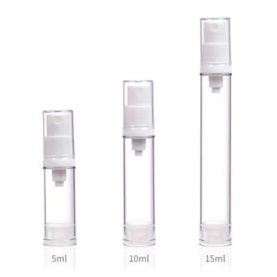 Ready to Ship 5ml 10ml PP Material Liquid Perfume Bottle Foundation Airless Bottle with Cream Head