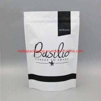 Customized Biodegradable Matte Finish Stand up Pouches with Zipper/Tear Notches/Clear Windows