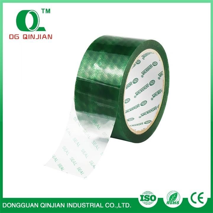 Clear Acrylic Packing Light Green Adhesive Tape
