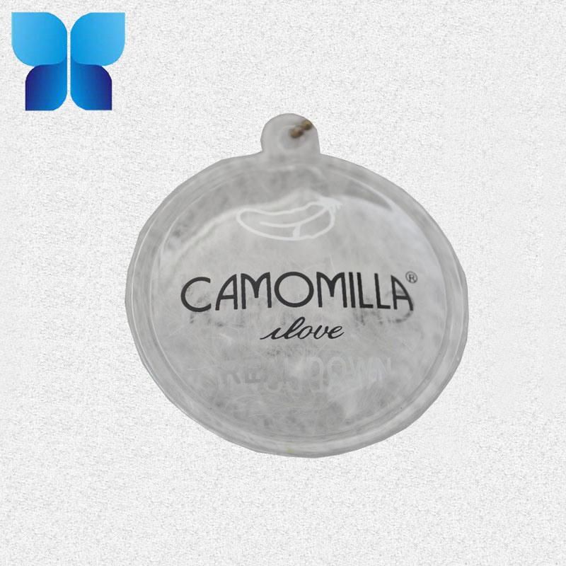 Customized Down Filled Plastic Hang Tag for Garment