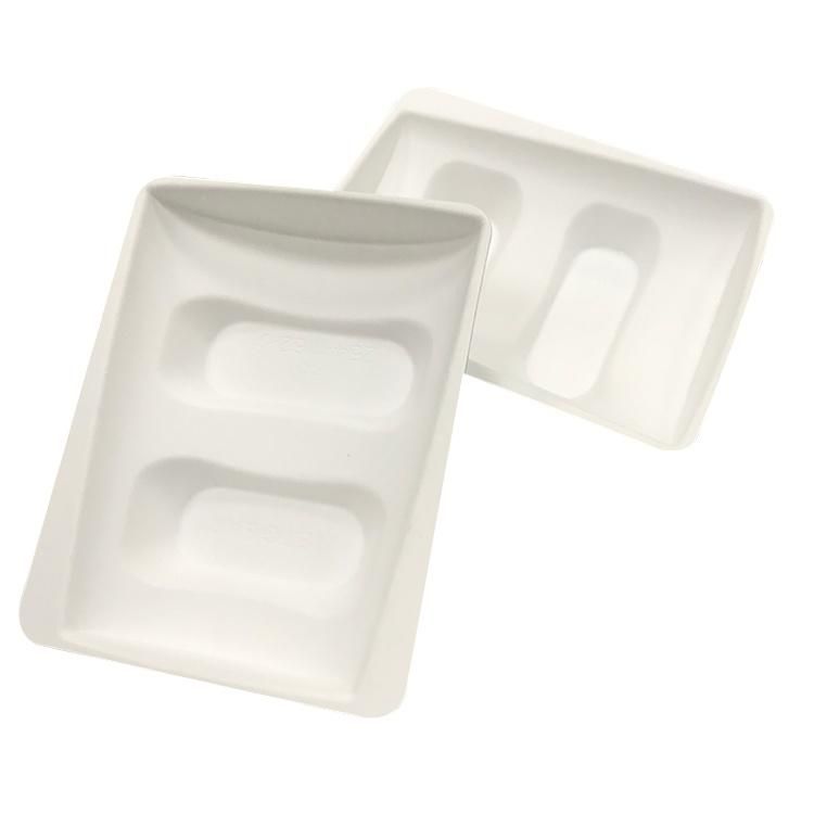 Custom Paper Molded Pulp Packaging Insert Tray for Box