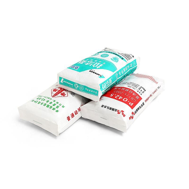 25kg Big Size Heavy Duty Square Bottom Cement Industrial Building Material Putty Powder Perforated PP Valve Bag