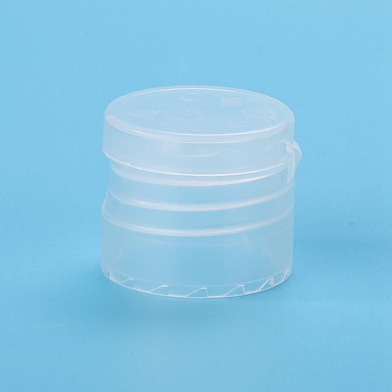 28/410 28/400 28mm Plastic Cosmetic Pet Bottle Transparent Flip Top Caps (BP005-28)