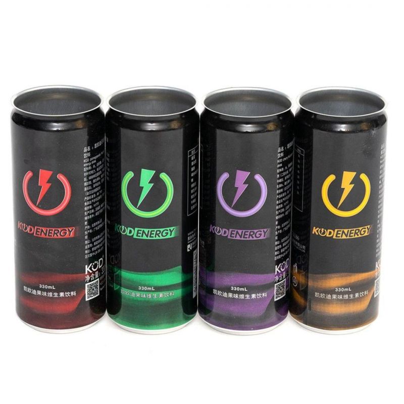 Sleek 330ml Energy Drink Cans and 202 Ends