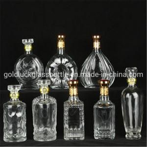 Customized 500ml 750ml Liquid Glass Bottle Whiskey/Brandy/Xo/Tequlia Used Glass Bottle