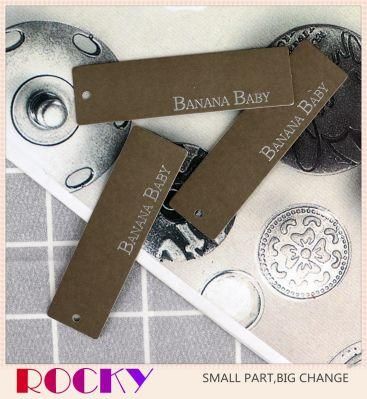 Garment Accessories with Your Own Logo Swing Tag Hangtags for Clothing Sock Hair Tag