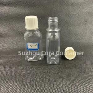 99ml Neck Size 24mm Pet Plastic Cosmetic Bottle with Screwing Cap