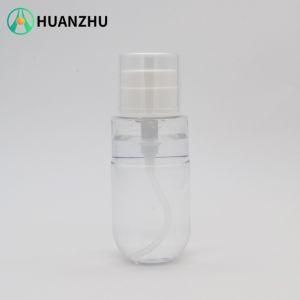 150ml Pet Travel Cosmetic Facial Makeup Remover Cleansing Nail Polish Remover Pump Dispenser Bottle