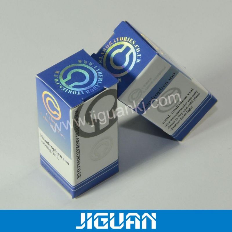 Coated Paper Full Printed Box Plastic Tray Packaging Vials Box