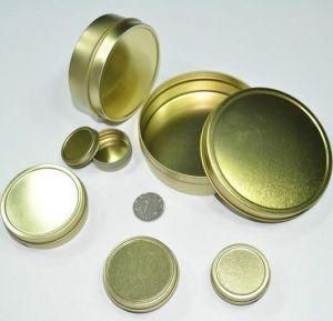 Metal Storage Boxes Aluminium Tin Lip Balm Cosmetic Jars