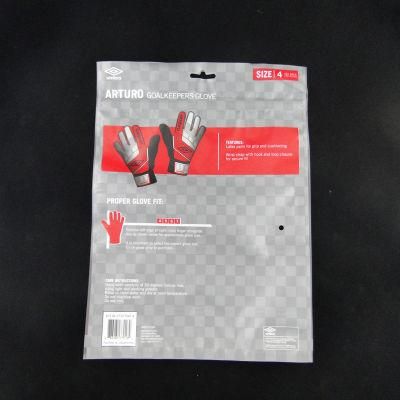 Custom Design Glove Packaging Bags with Zip Lock Resealable