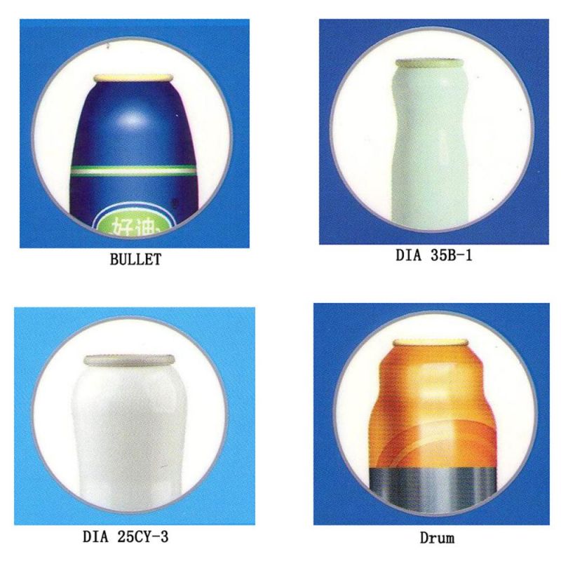 Customize Various Lid Accessories Portable Gas Empty Spray Aluminum Aerosol Can