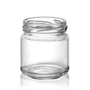 Wholesale 100ml Glass Jar for Foods with 53 Lug Lid